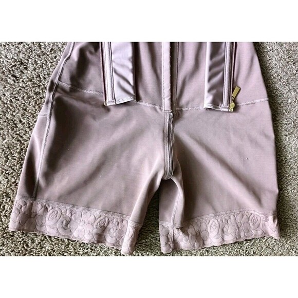 Faja Tummy Tuck Compression Garment Shapewear Bodyshaper Size XL Rosy Brown New - Picture 6 of 9